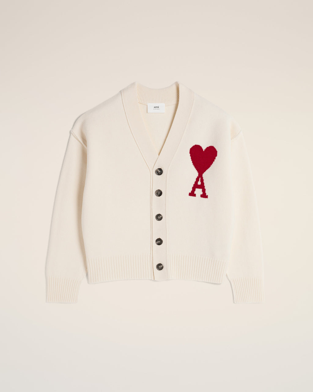 Cardigan Blanc Ami de Coeur En Laine