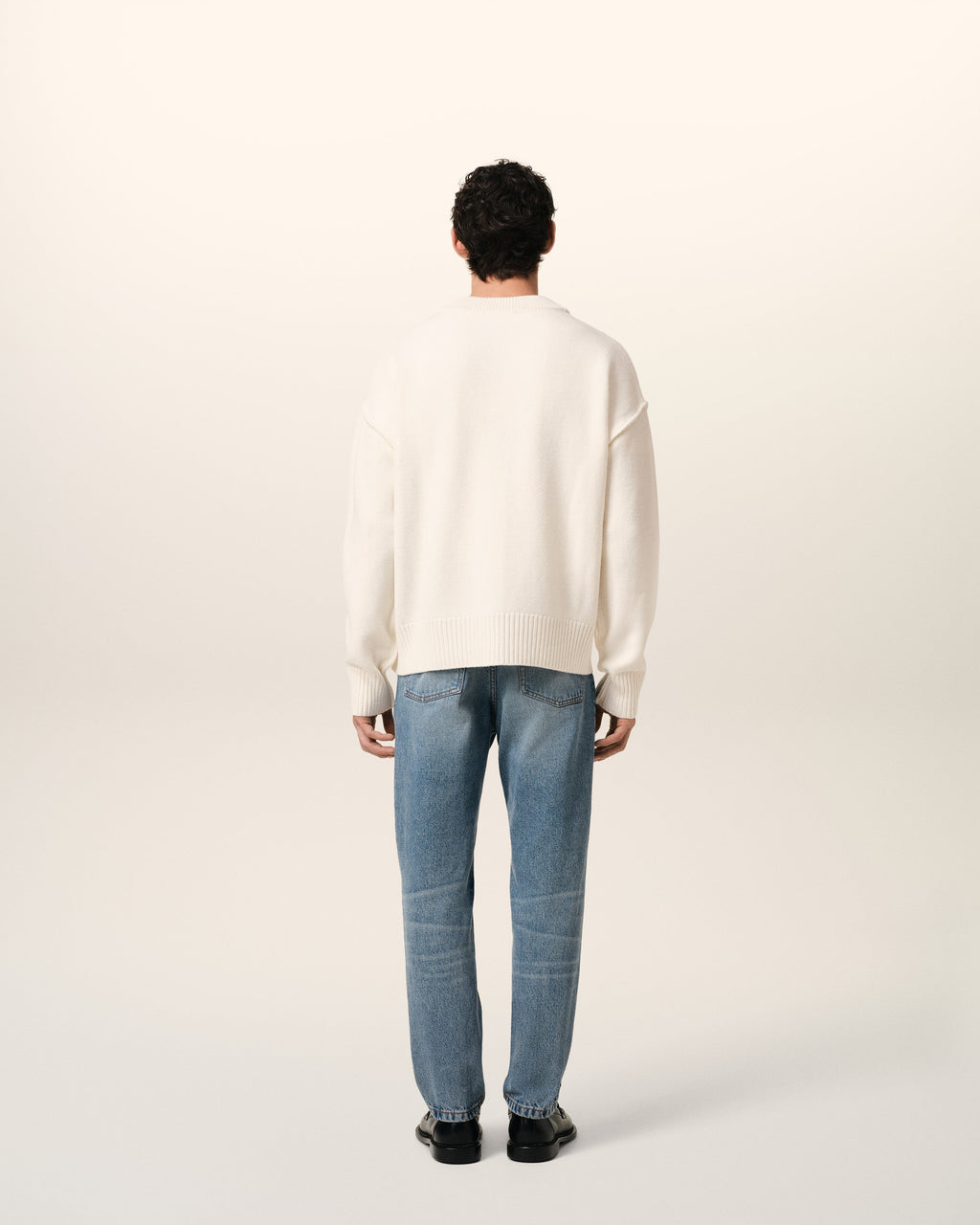 Cardigan Blanc Ami de Coeur En Laine