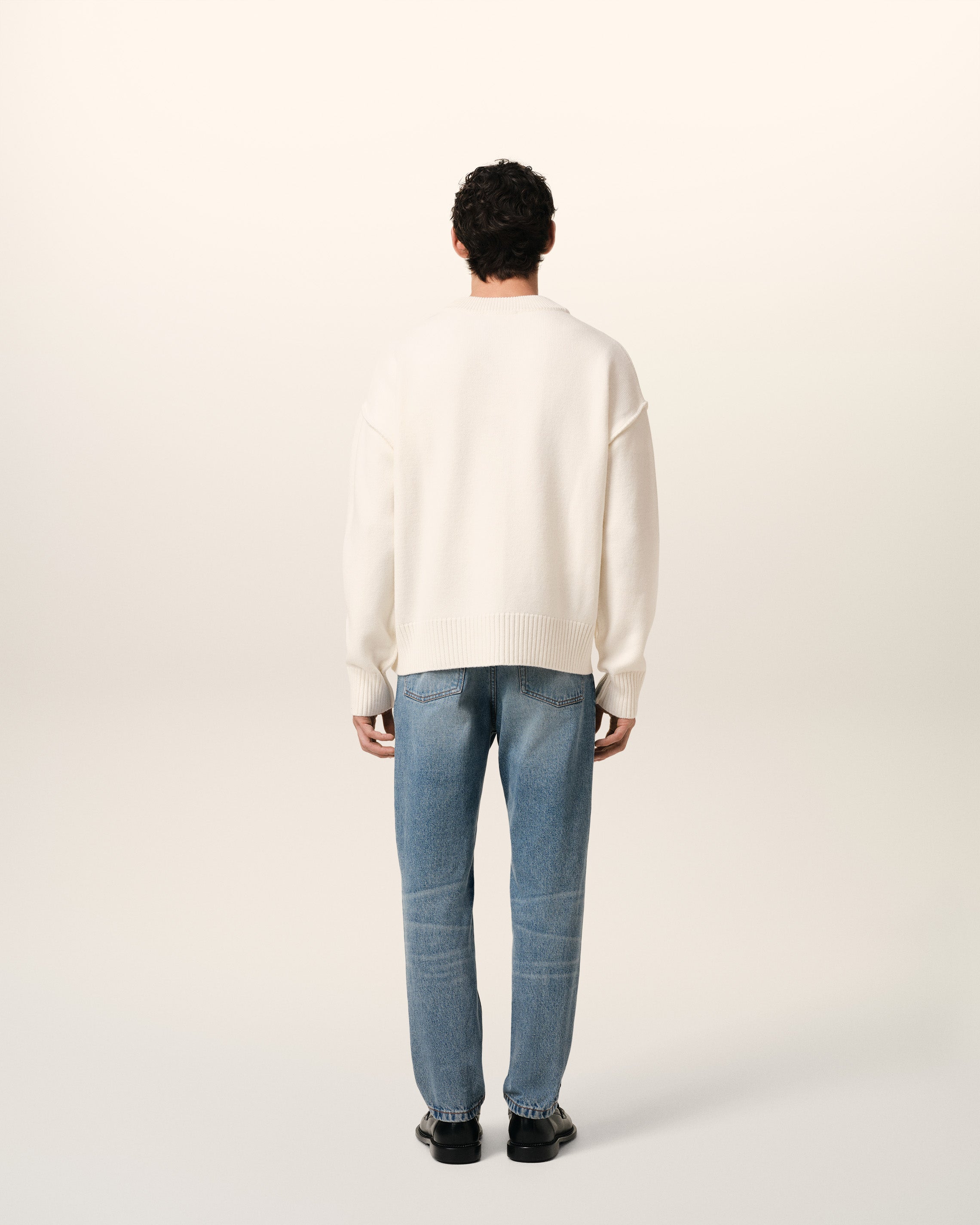 Cardigan Blanc Ami de Coeur En Laine