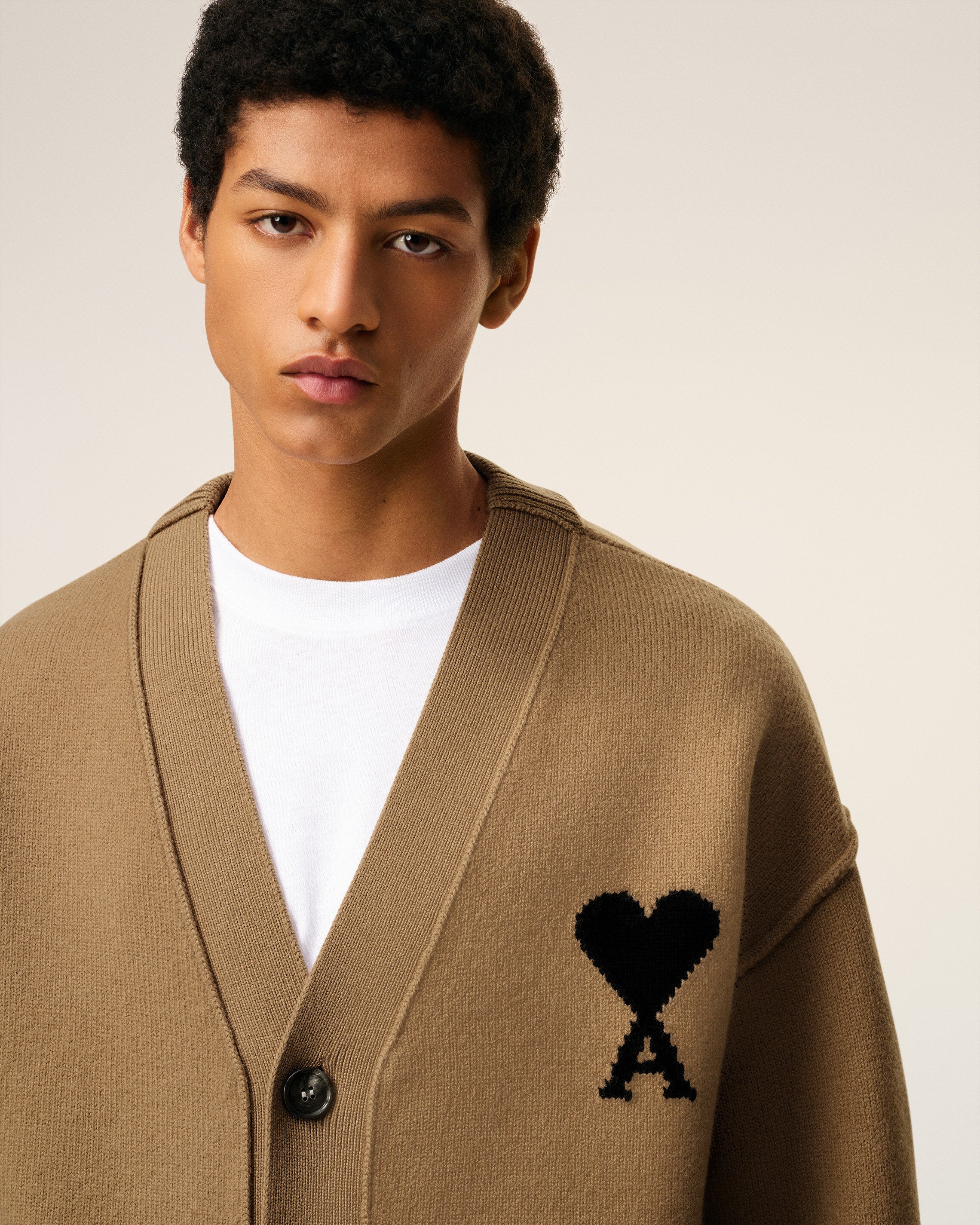 Cardigan Marron Ami De Coeur En Laine