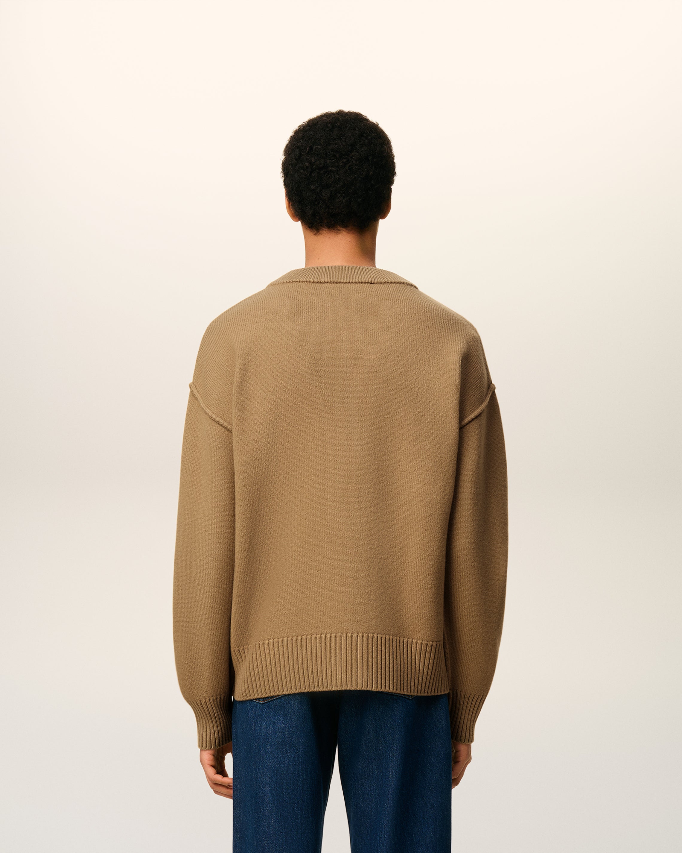 Cardigan Marron Ami De Coeur En Laine