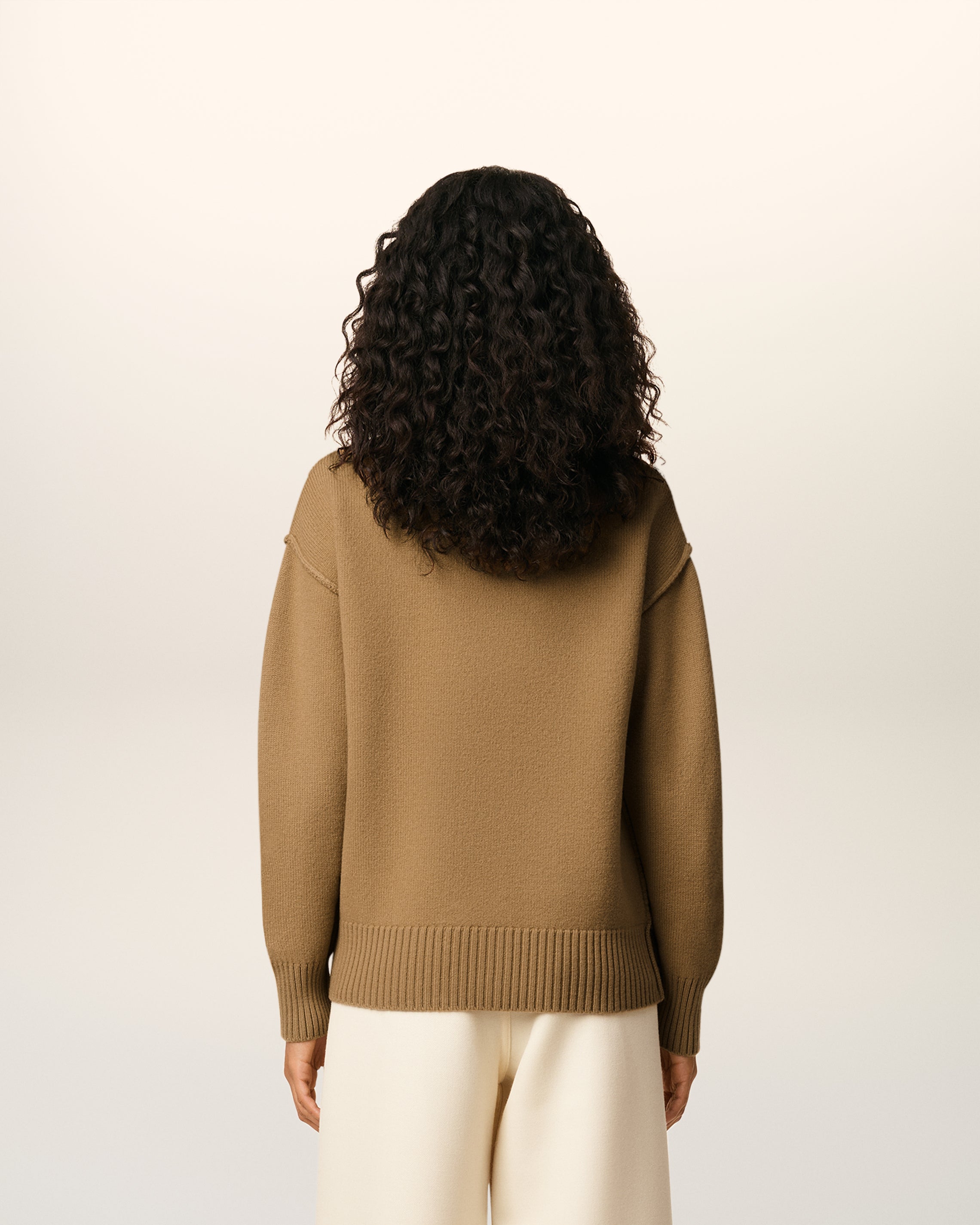 Cardigan Marron Ami De Coeur En Laine