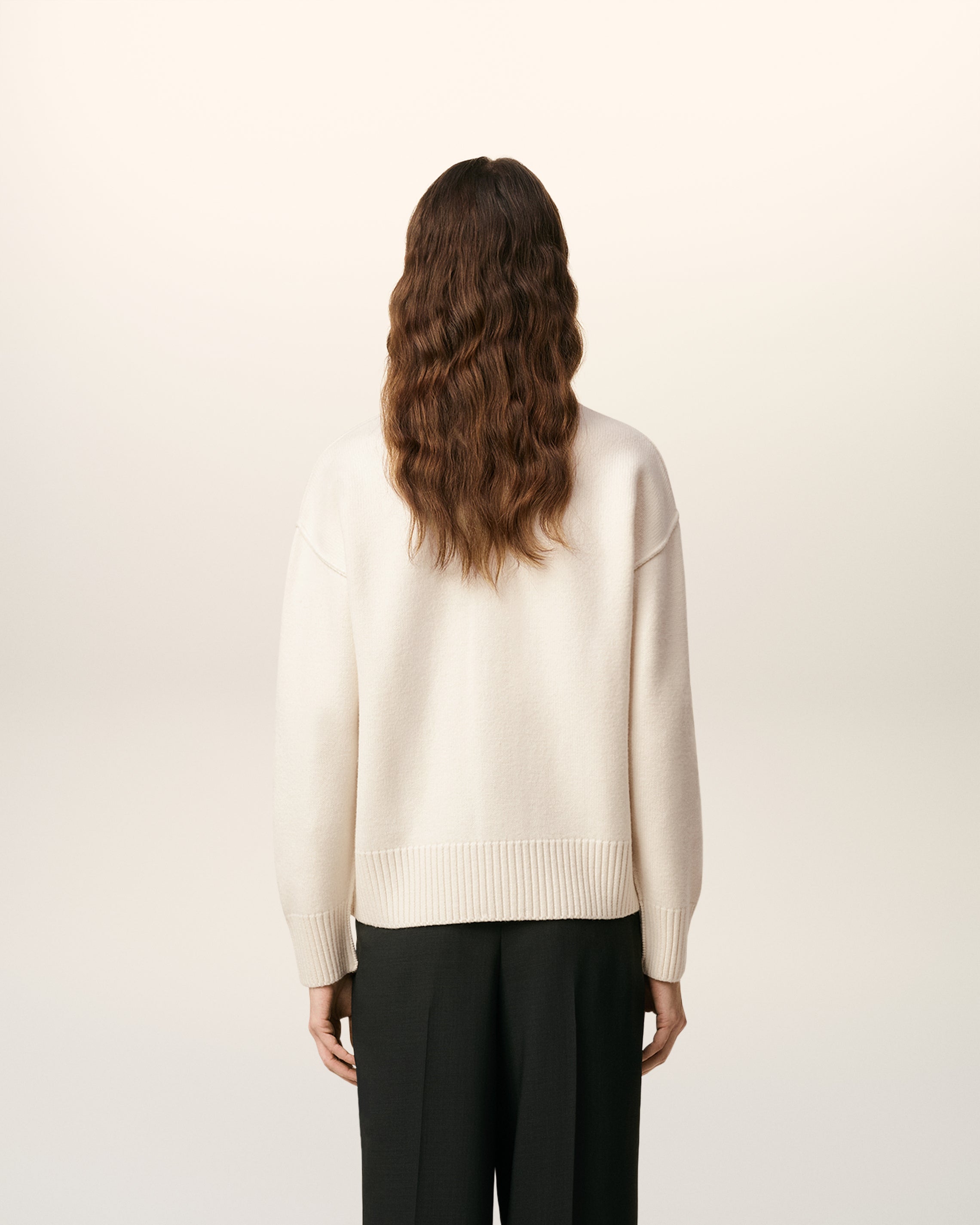 Cardigan Blanc Ami De Coeur En Laine
