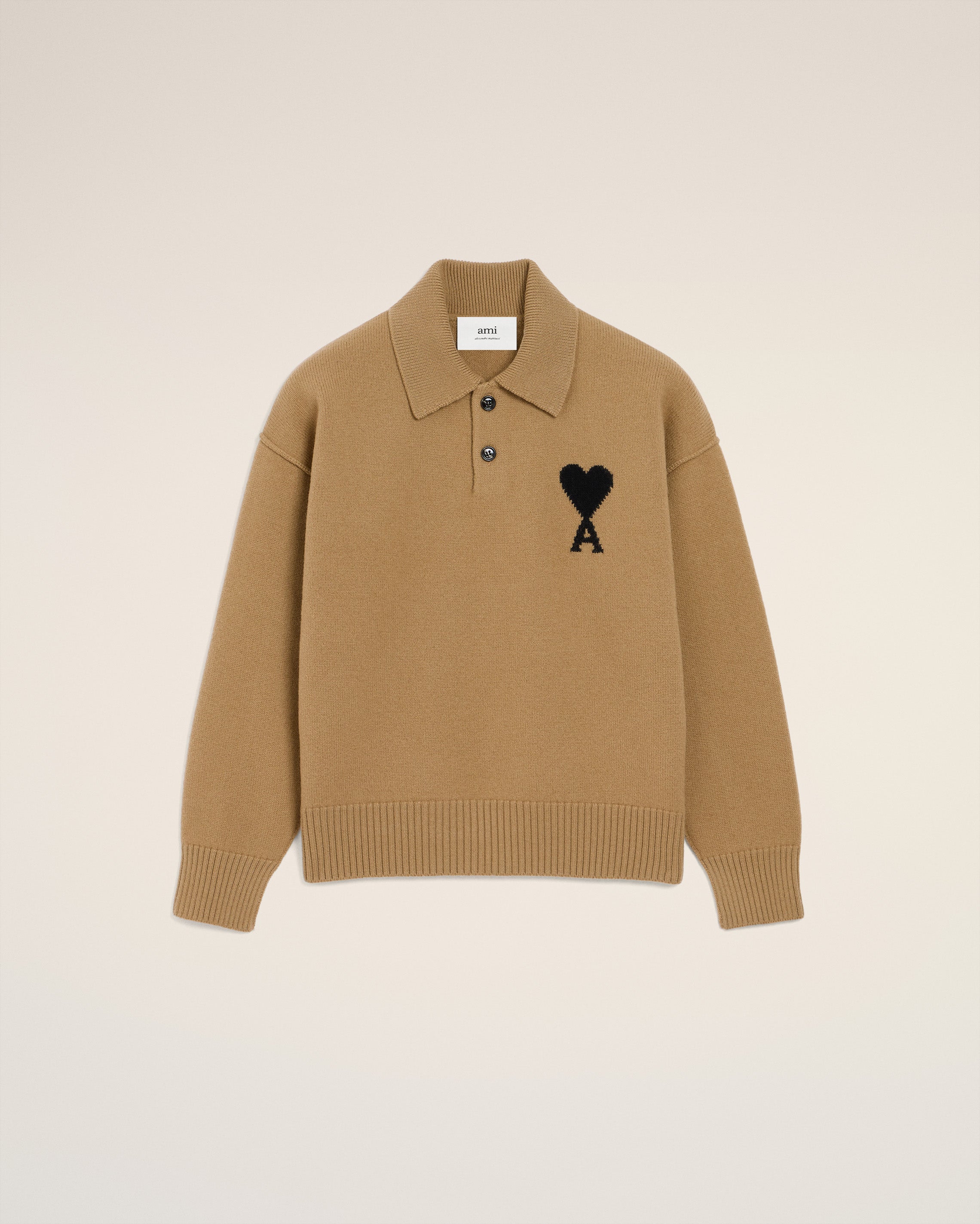 Polo Marron Ami De Coeur En Laine